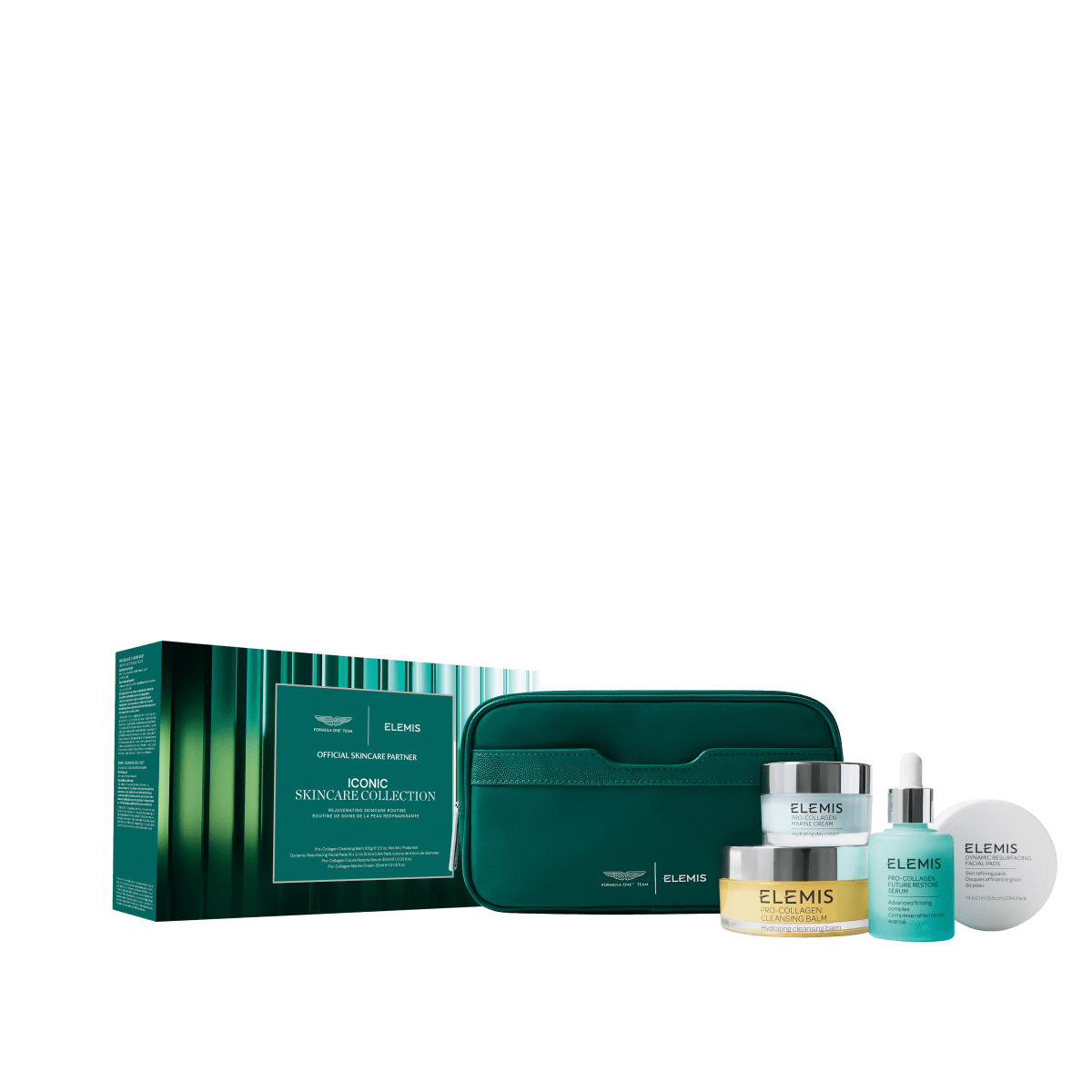 ELEMIS x Aston Martin Aramco Formula One Team Iconic Skincare Collection