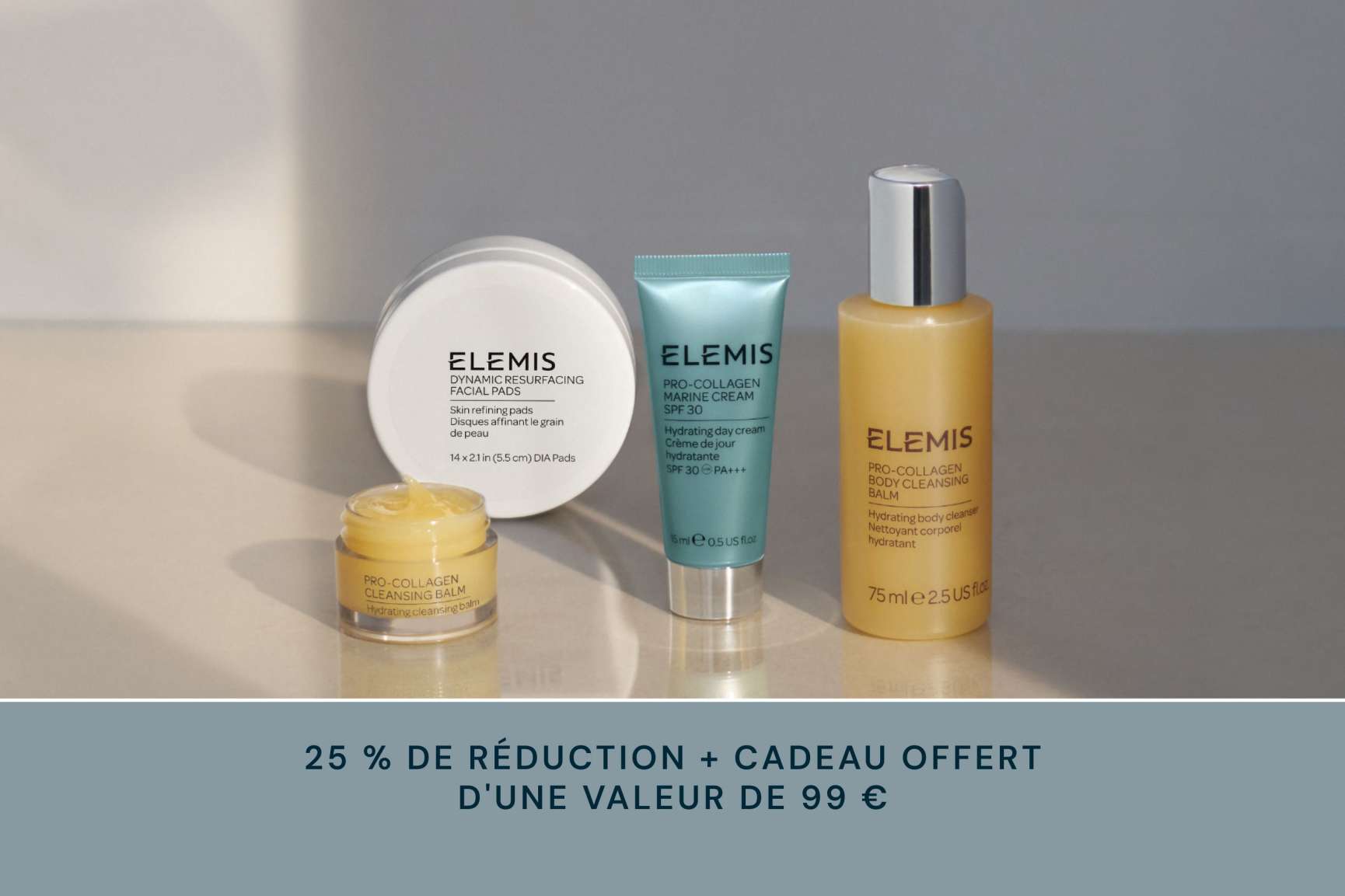 Réduction d’été de 25 %