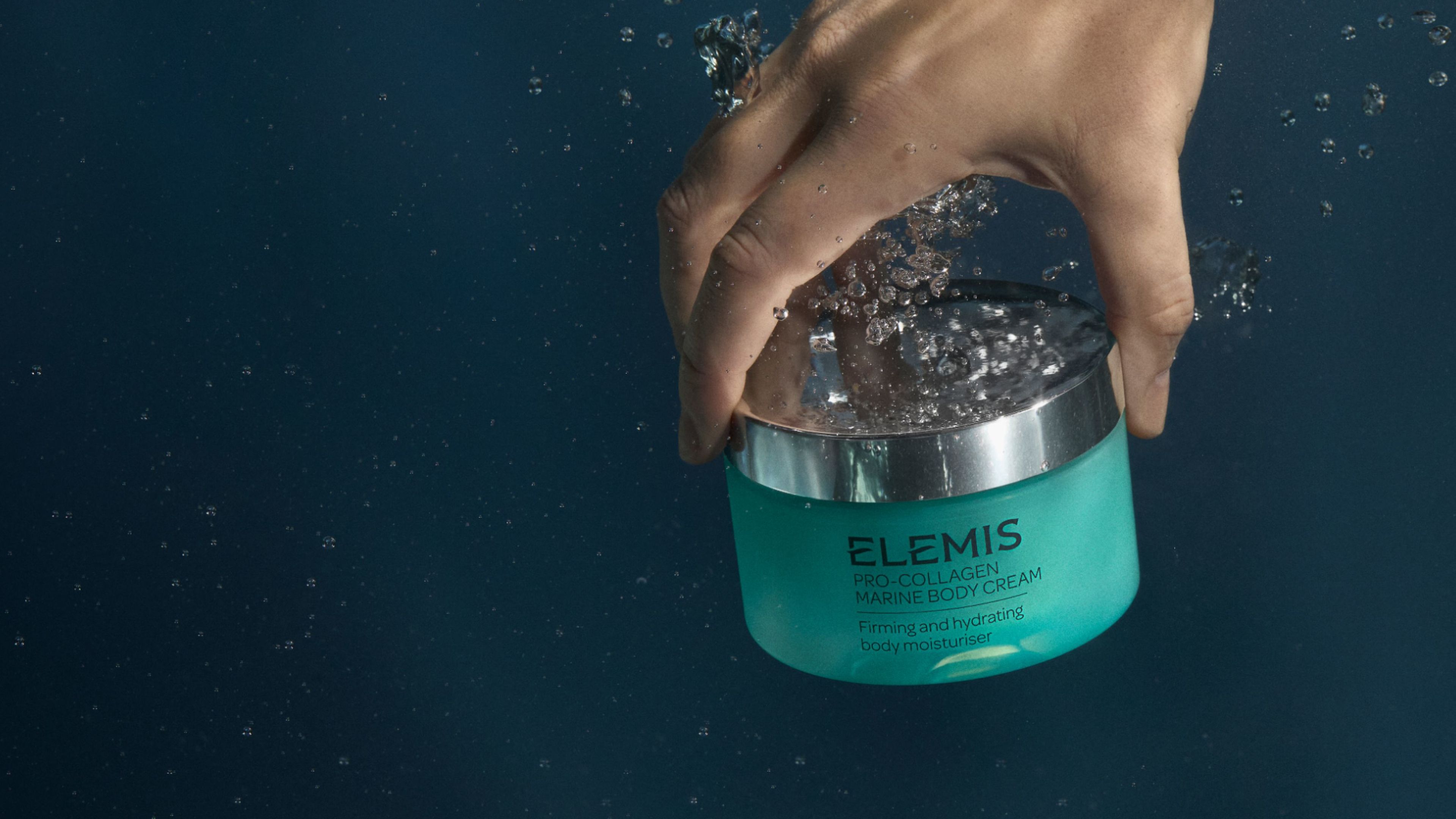 Marine Body Cream under water
